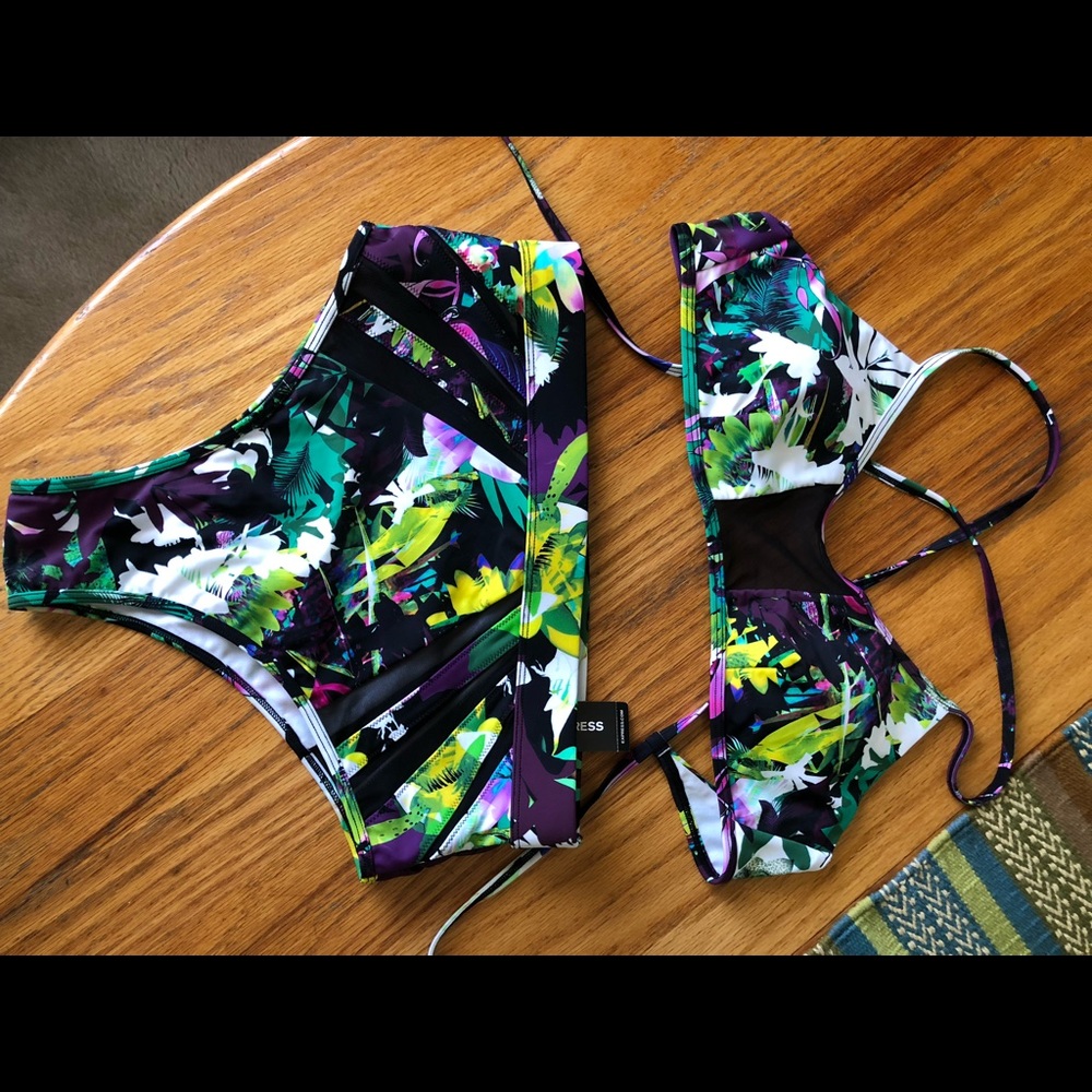 Express High Waisted Bikini - NWT